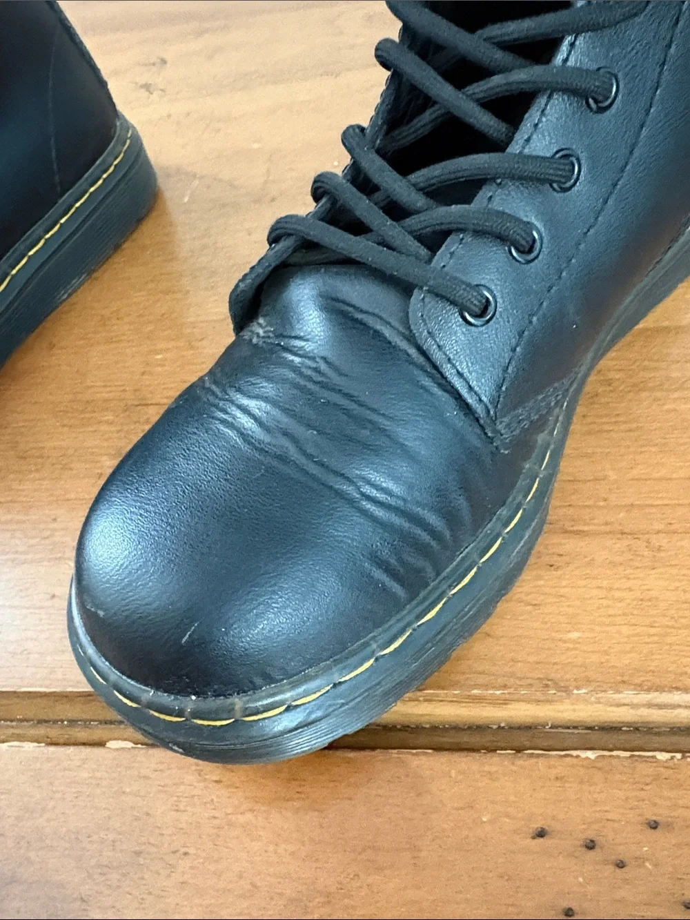 Dr. Martens Black Zavala Combat Boots  Size 5